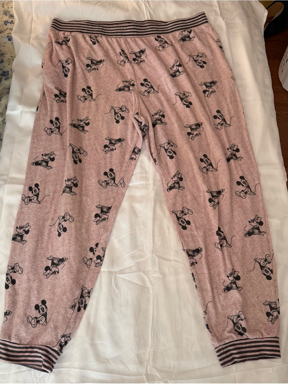 2 Pair size XXL Mickey Minnie Mouse PJ Pants - Picture 6 of 12